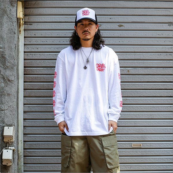 画像4: CAPTAIN STREET Tag L/S Tシャツ WHITE キャプテンストリート (4)