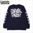 画像1: CAPTAIN STREET Tag L/S Tシャツ NAVY キャプテンストリート (1)