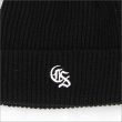 画像3: CAPTAIN STREET Classic CS ニットキャップ BLACK キャプテンストリート (3)
