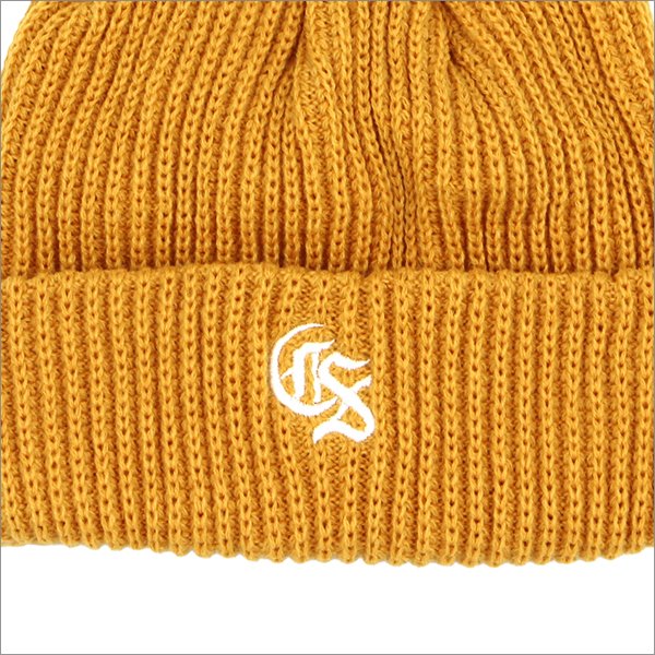画像3: CAPTAIN STREET Classic CS ニットキャップ MUSTARD キャプテンストリート (3)
