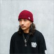画像2: CAPTAIN STREET Classic CS ニットキャップ BURGUNDY キャプテンストリート (2)