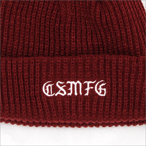 画像3: CAPTAIN STREET CSMFG ニットキャップ BURGUNDY キャプテンストリート (3)