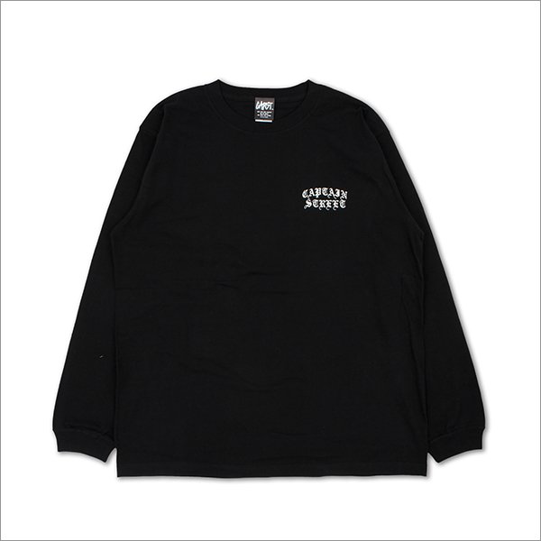 画像2: CAPTAIN STREET Butterfly L/S Tシャツ BLACK キャプテンストリート (2)