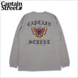 画像1: CAPTAIN STREET Butterfly L/S Tシャツ L.GRAY キャプテンストリート (1)