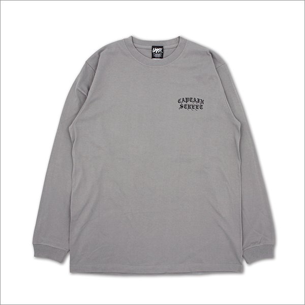 画像2: CAPTAIN STREET Butterfly L/S Tシャツ L.GRAY キャプテンストリート (2)