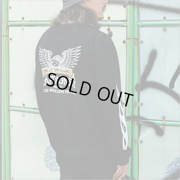 画像3: CAPTAIN STREET Eagle L/S Tシャツ BLACK キャプテンストリート (3)