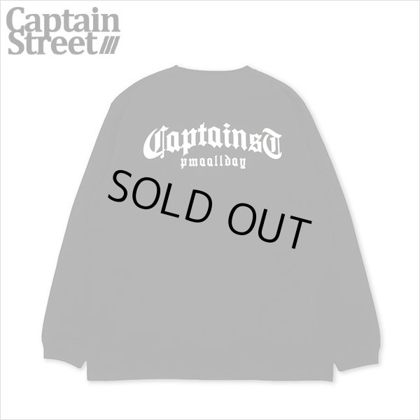 画像1: CAPTAIN STREET CRN Logo L/S Tシャツ BLACK キャプテンストリート (1)