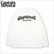 画像1: CAPTAIN STREET CRN Logo L/S Tシャツ WHITE キャプテンストリート (1)
