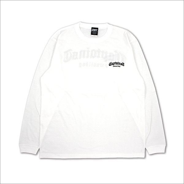 画像2: CAPTAIN STREET CRN Logo L/S Tシャツ WHITE キャプテンストリート (2)