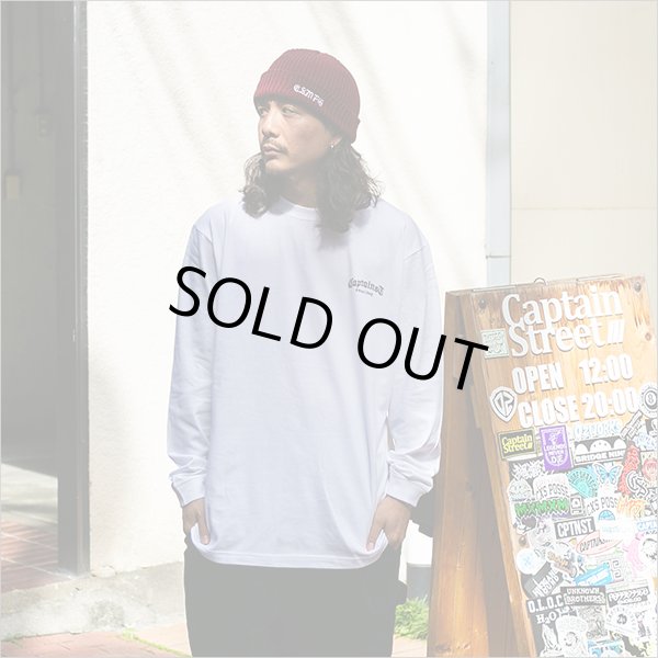 画像4: CAPTAIN STREET CRN Logo L/S Tシャツ WHITE キャプテンストリート (4)