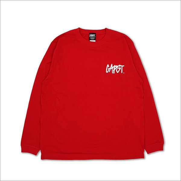 画像2: CAPTAIN STREET CAPST Logo L/S Tシャツ RED キャプテンストリート (2)