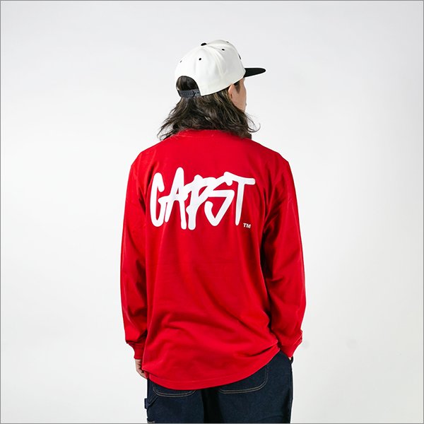 画像3: CAPTAIN STREET CAPST Logo L/S Tシャツ RED キャプテンストリート (3)