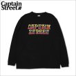 画像1: CAPTAIN STREET GD Logo L/S Tシャツ BLACK キャプテンストリート (1)
