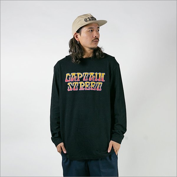 画像2: CAPTAIN STREET GD Logo L/S Tシャツ BLACK キャプテンストリート (2)