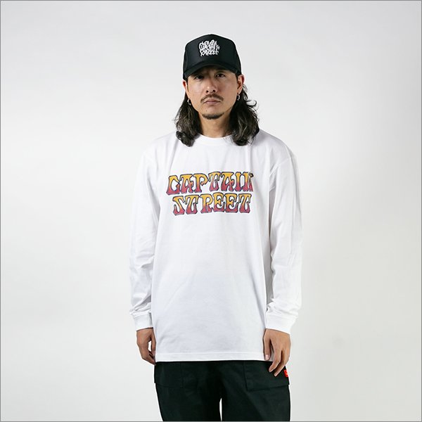 画像2: CAPTAIN STREET GD Logo L/S Tシャツ WHITE キャプテンストリート (2)