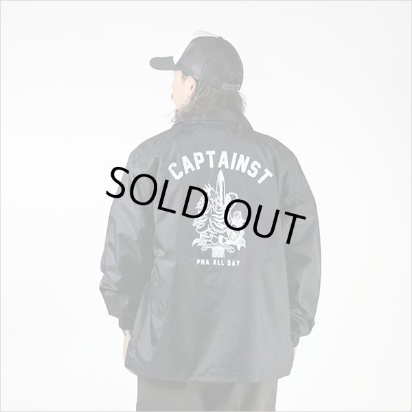 画像3: 【送料無料】CAPTAIN STREET SxT コーチJKT BLACK キャプテンストリート (3)