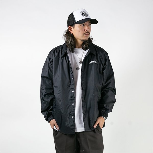 画像4: 【送料無料】CAPTAIN STREET SxT コーチJKT BLACK キャプテンストリート (4)