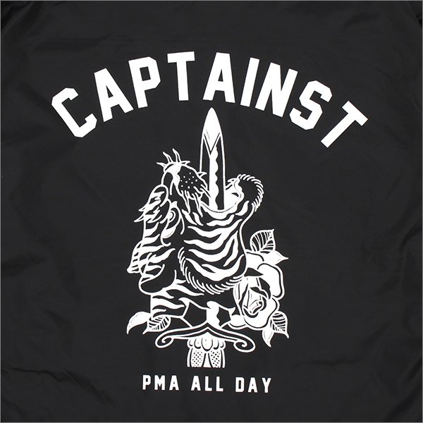 画像5: 【送料無料】CAPTAIN STREET SxT コーチJKT BLACK キャプテンストリート (5)