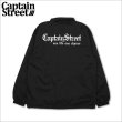 画像1: 【送料無料】CAPTAIN STREET Old English コーチJKT BLACK キャプテンストリート (1)