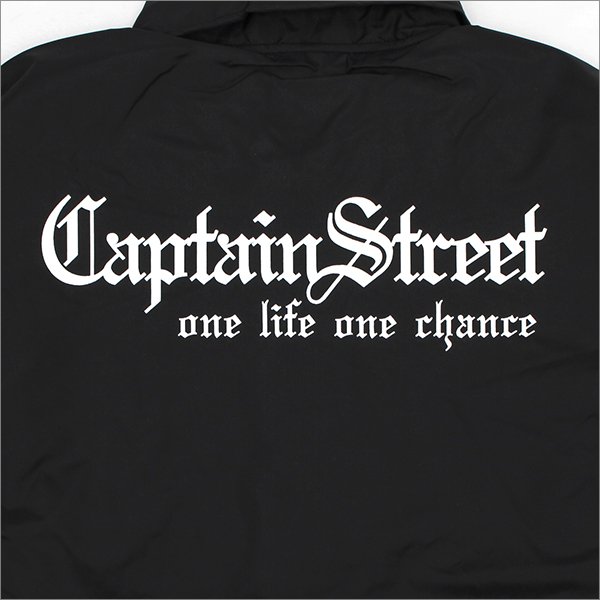 画像5: 【送料無料】CAPTAIN STREET Old English コーチJKT BLACK キャプテンストリート (5)