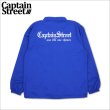画像1: 【送料無料】CAPTAIN STREET Old English コーチJKT BLUE キャプテンストリート (1)