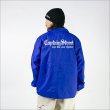 画像3: 【送料無料】CAPTAIN STREET Old English コーチJKT BLUE キャプテンストリート (3)