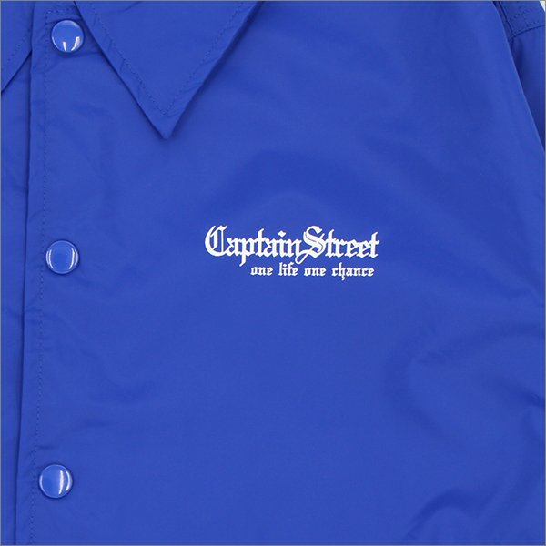 画像6: 【送料無料】CAPTAIN STREET Old English コーチJKT BLUE キャプテンストリート (6)