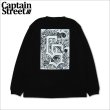 画像1: CAPTAIN STREET BaG L/S Tシャツ BLACK キャプテンストリート (1)