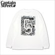 画像1: CAPTAIN STREET BaG L/S Tシャツ WHITE キャプテンストリート (1)