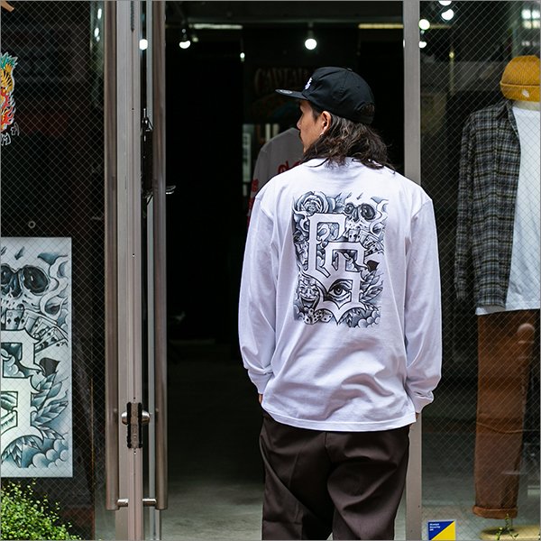 画像3: CAPTAIN STREET BaG L/S Tシャツ WHITE キャプテンストリート (3)