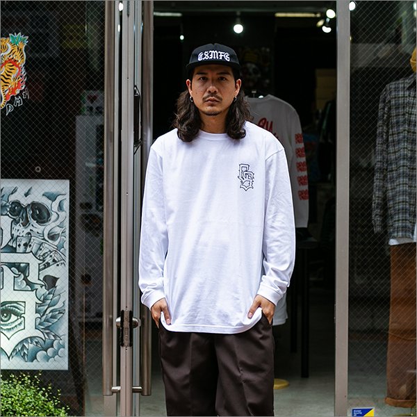 画像4: CAPTAIN STREET BaG L/S Tシャツ WHITE キャプテンストリート (4)