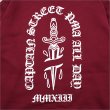 画像5: 【送料無料】CAPTAIN STREET Dagger P/Oパーカー BURGUNDY キャプテンストリート (5)