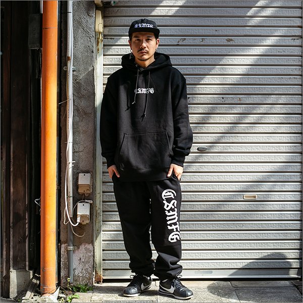 画像3: 【送料無料】CAPTAIN STREET CSMFG P/Oパーカー BLACK キャプテンストリート (3)