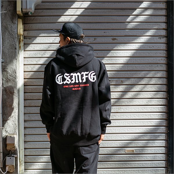 画像4: 【送料無料】CAPTAIN STREET CSMFG P/Oパーカー BLACK キャプテンストリート (4)