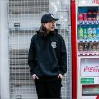 画像4: 【送料無料】CAPTAIN STREET JST P/Oパーカー BLACK キャプテンストリート (4)