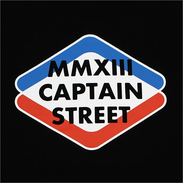 画像5: 【送料無料】CAPTAIN STREET Rhombus クルーネックスウェット BLACK キャプテンストリート (5)