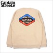 画像1: 【送料無料】CAPTAIN STREET Rhombus クルーネックスウェット SAND キャプテンストリート (1)