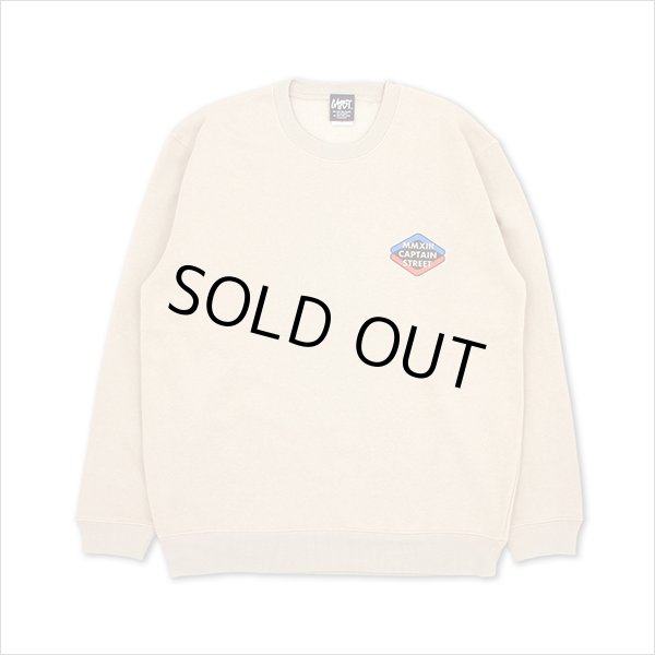画像2: 【送料無料】CAPTAIN STREET Rhombus クルーネックスウェット SAND キャプテンストリート (2)