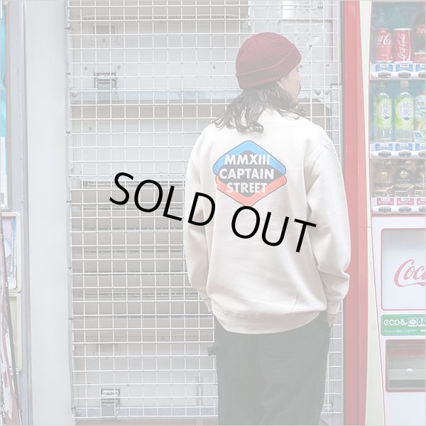 画像4: 【送料無料】CAPTAIN STREET Rhombus クルーネックスウェット SAND キャプテンストリート (4)