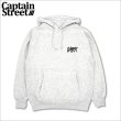 画像1: 【送料無料】CAPTAIN STREET CAPST Logo 刺繍P/Oパーカー ASH キャプテンストリート (1)