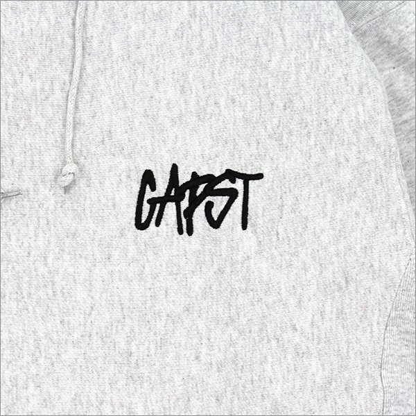 画像3: 【送料無料】CAPTAIN STREET CAPST Logo 刺繍P/Oパーカー ASH キャプテンストリート (3)