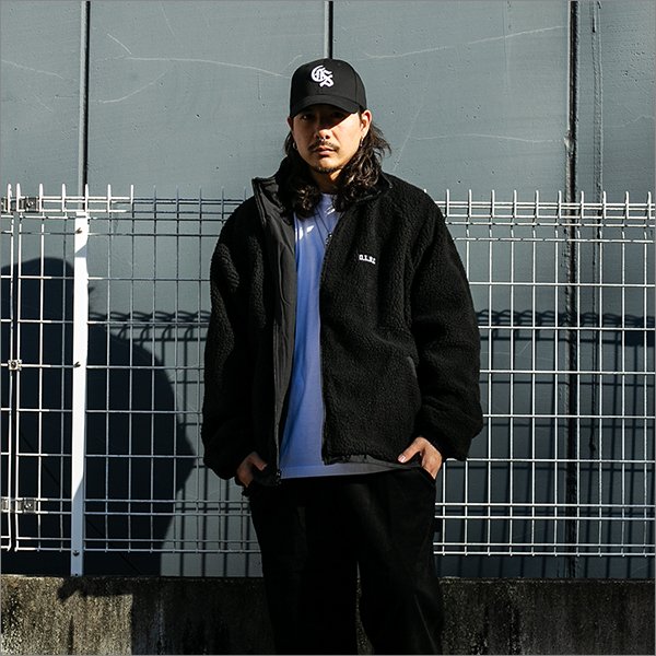 画像3: 【送料無料】CAPTAIN STREET CS/O.L.O.C リバーシブルJKT BLACK キャプテンストリート (3)