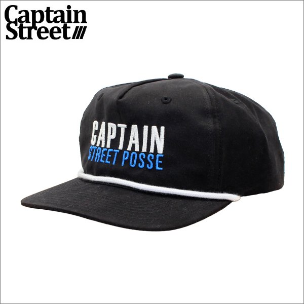 画像1: CAPTAIN STREET Dirt キャップ BLACK キャプテンストリート (1)