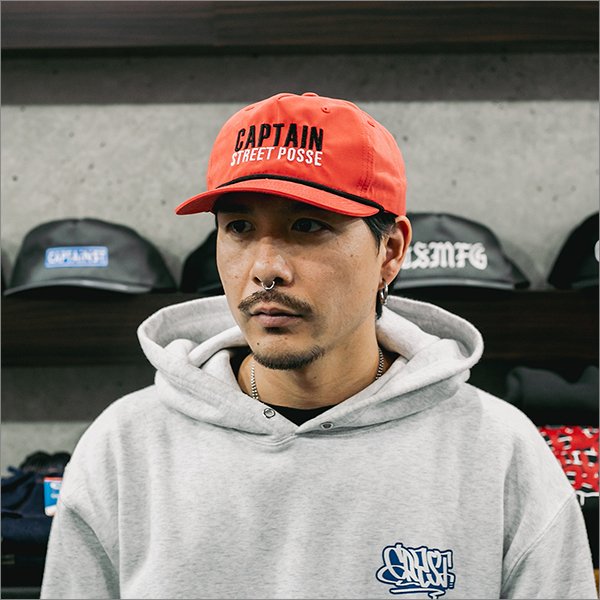 画像2: CAPTAIN STREET Dirt キャップ RED キャプテンストリート (2)
