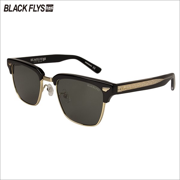 画像1: 【送料無料】BLACK FLYS ブラックフライズ FLY THEODORE BLACK- GOLD/GREEN (1)