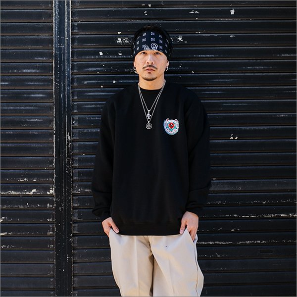 画像4: 【送料無料】CAPTAIN STREET Horse クルーネックスウェット BLACK キャプテンストリート (4)