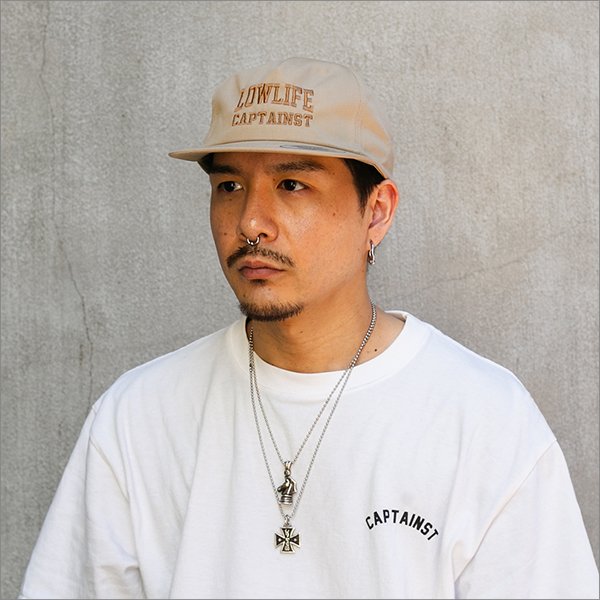 画像2: CAPTAIN STREET LOW LIFE キャップ KHAKI キャプテンストリート (2)