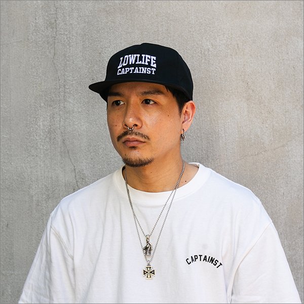 画像2: CAPTAIN STREET LOW LIFE キャップ BLACK キャプテンストリート (2)