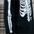 画像3: CAPTAIN STREET Bone L/S Tシャツ BLACK キャプテンストリート (3)
