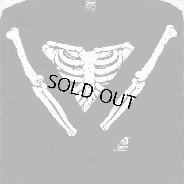 画像5: CAPTAIN STREET Bone L/S Tシャツ BLACK キャプテンストリート (5)